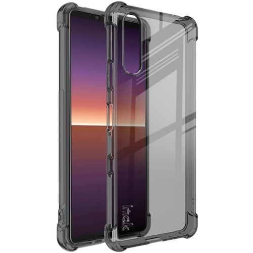 

For Sony Xperia 10 III IMAK All Coverage Shockproof Airbag TPU Case(Transparent Black)