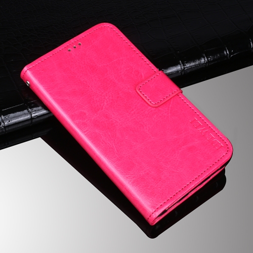 

For Ulefone Armor 10 5G idewei Crazy Horse Texture Horizontal Flip Leather Case with Holder & Card Slots & Wallet(Rose Red)