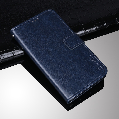 

For Umidigi Bison GT idewei Crazy Horse Texture Horizontal Flip Leather Case with Holder & Card Slots & Wallet(Blue)