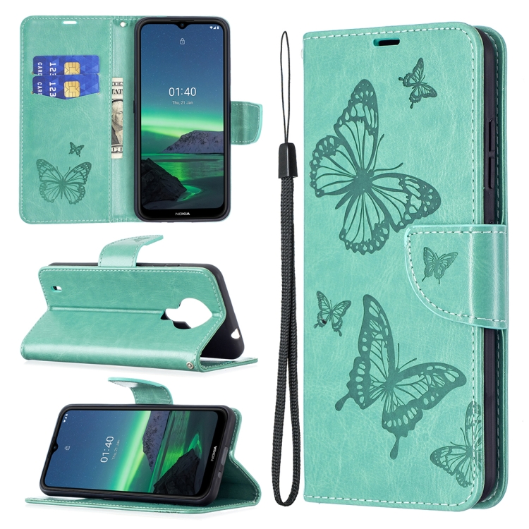 For Nokia 1.4 Embossing Two Butterflies Pattern Horizontal Flip PU Leather Case with Holder & Card Slot & Wallet & Lanyard(Green)
For Nokia 1.4 Embossing Two Butterflies Pattern Horizontal Flip PU Leather Case with Holder & Card Slot & Wallet & Lanyard(Green)