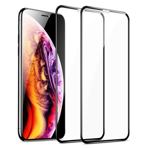

For iPhone 11 Pro / XS / X 2 PCS ESR 3D Curved Edge Full Coverage Tempered Glass Film Screen Protector