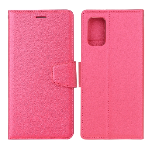 

For Xiaomi Redmi Note 10 Pro / Note 10 Pro Max Silk Texture Horizontal Flip Leather Case with Holder & Card Slots & Wallet & Photo Frame(Rose Red)