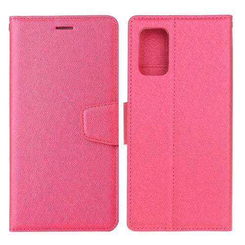 

For Xiaomi Mi 10T 5G / 10T Pro 5G Silk Texture Horizontal Flip Leather Case with Holder & Card Slots & Wallet & Photo Frame(Rose Red)