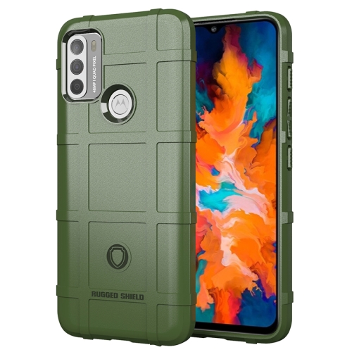 

For Motorola Moto G50 Full Coverage Shockproof TPU Case(Green)