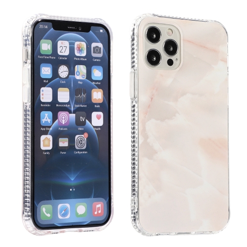 

Gold Sands Dual-side IMD Marble Pattern Acrylic + TPU Shockproof Case For iPhone 12 / 12 Pro(White)