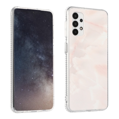 

For Samsung Galaxy A52 5G / 4G Gold Sands Dual-side IMD Marble Pattern Acrylic + TPU Shockproof Case(White)