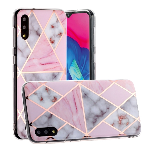 

For Huawei P20 Hot Stamping Geometric Marble IMD Craft TPU Protective Case(Rhombus)