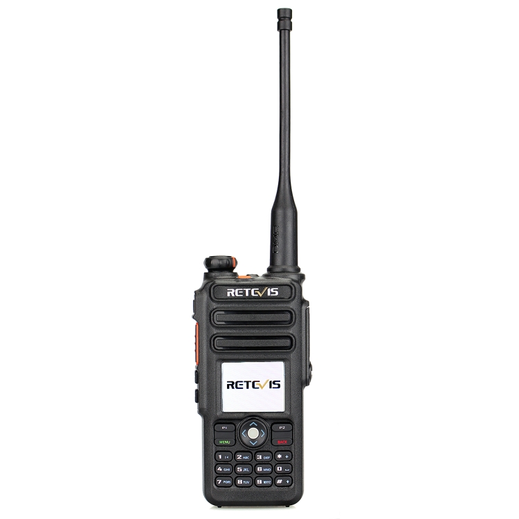 

RETEVIS RT82 136-174&400-480MHz 3000CHS Dual Band DMR Digital Waterproof Two Way Radio Handheld Walkie Talkie, US Plug(Black)