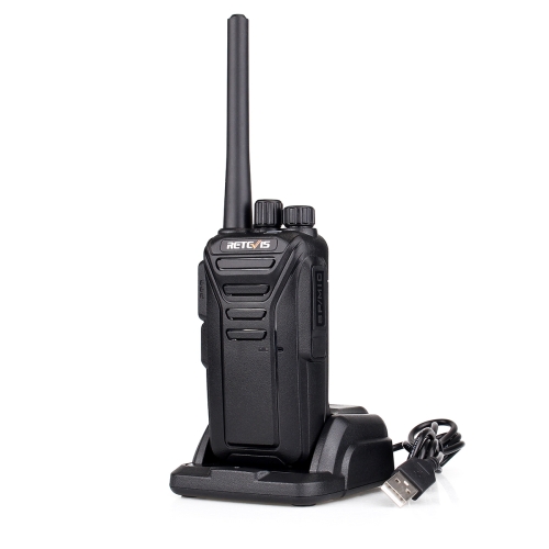 

RETEVIS RT27 2W US Frequency 462.5500MHz-467.7125MHz 22CHS FRS Two Way Radio Handheld Walkie Talkie, US Plug(Black)