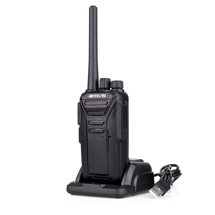 

RETEVIS RT27 0.5W EU Frequency 446MHz 16CHS FRS Two Way Radio Handheld Walkie Talkie, EU Plug(Black)