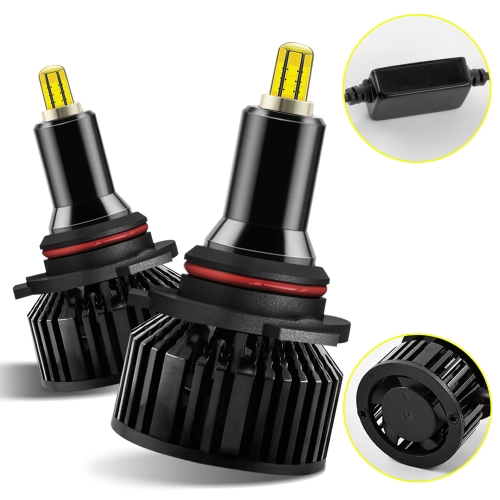 

V8 9005 2 PCS DC10-32V / 60W / 6000K / 18000LM IP65 Waterproof Car LED Headlight