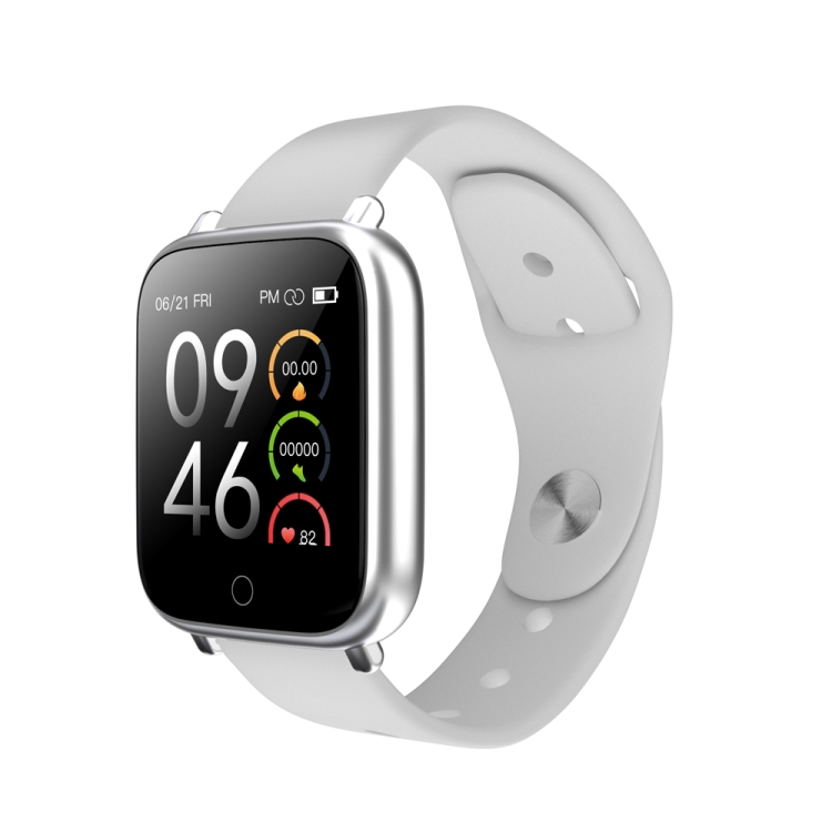 

Q1S 1.3 inch LCD Screen IP68 Waterproof Smart Watch, Support Sleep Monitoring / Heart Rate Monitoring / Blood Pressure Monitoring(Silver)