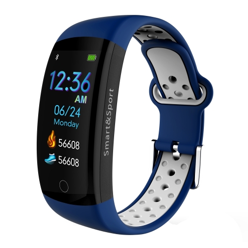 

Q6S 0.96 inch TFT Touch Screen IP68 Waterproof Smart Bracelet, Support Sleep Monitoring / Heart Rate Monitoring / Blood Pressure Monitoring(Blue White)
