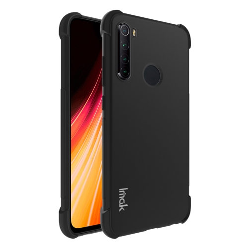 

For Xiaomi Redmi Note 8 Four Corners Anti-Fall All-Inclusive Shockproof Airbag TPU Protective Case(Metal Black)