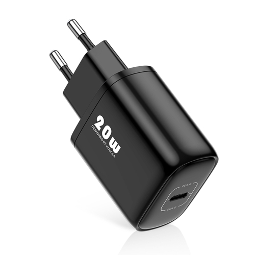 

KUULAA KL-CD28 20W PD Fast Charging Travel Charger Power Adapter, EU Plug(Black)