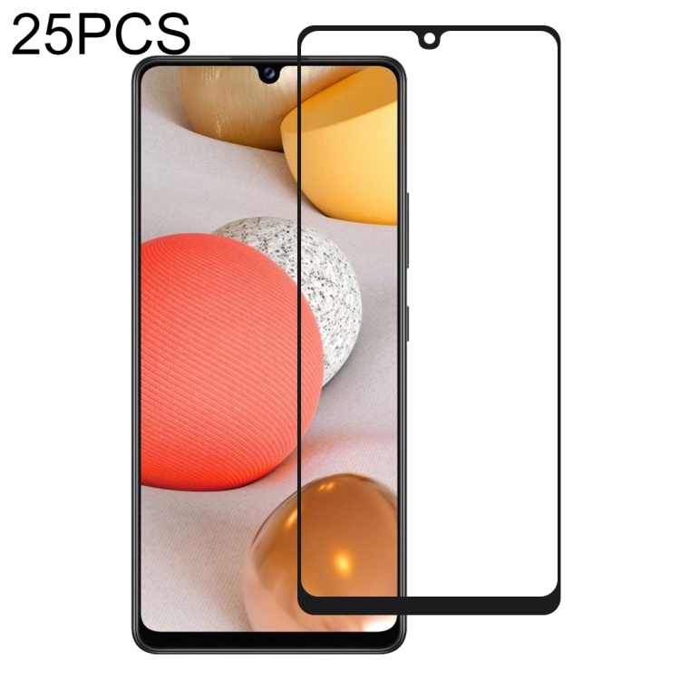 

For Samsung Galaxy M42 5G 25 PCS Full Glue Full Screen Tempered Glass Film