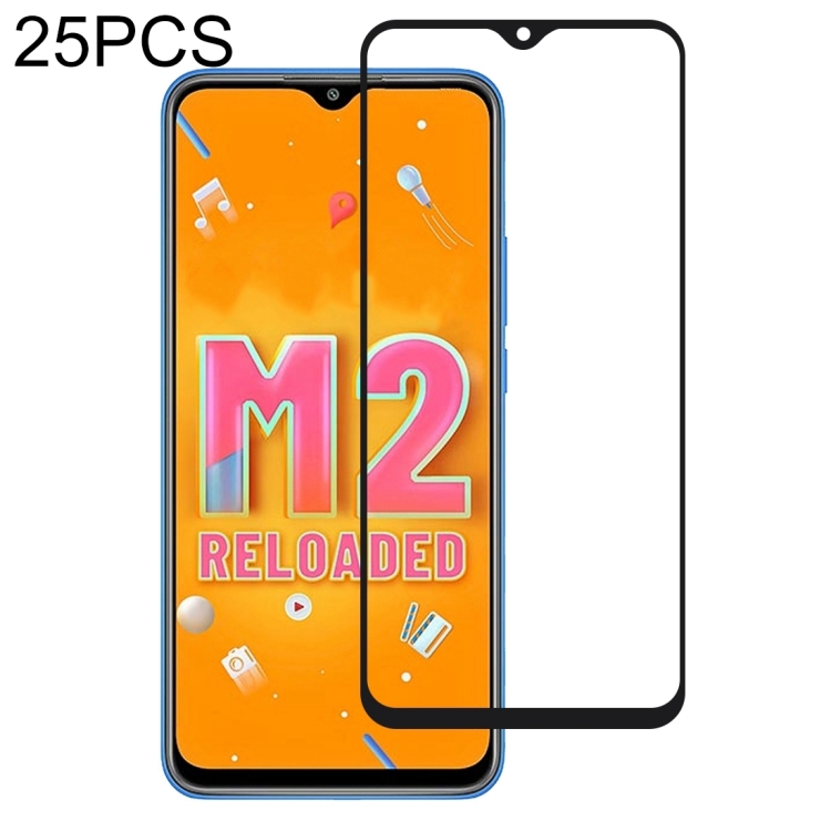 

For Xiaomi Poco M2 Reloaded 25 PCS Full Glue Full Screen Tempered Glass Film