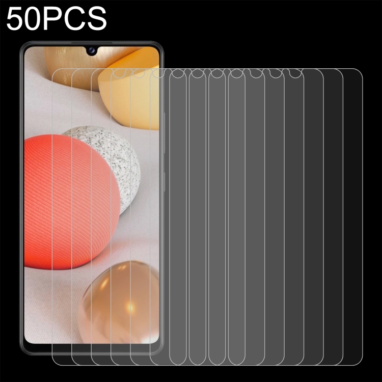 

For Samsung Galaxy M42 5G 50 PCS 0.26mm 9H 2.5D Tempered Glass Film