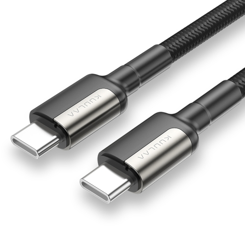 

KUULAA KL-X32 100W 5A Type-C / USB-C to Type-C / USB-C PD Aluminum Alloy Charging Data Cable, Length:1m(Tarnish)