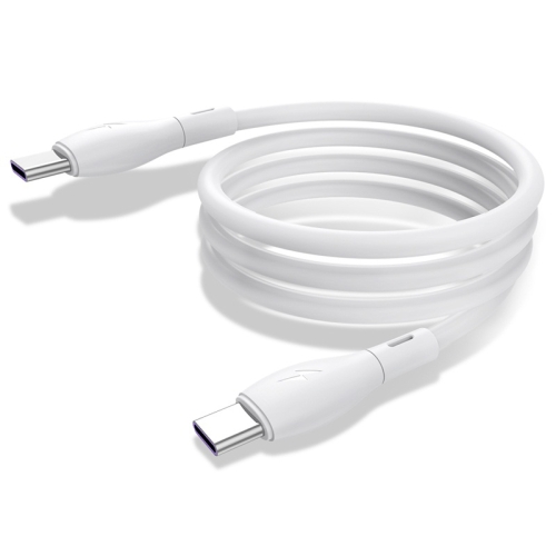 

KUULAA KL-X29 3A Type-C / USB-C to Type-C / USB-C Liquid Silicone Fast Charging Data Cable, Length:0.5m(White)