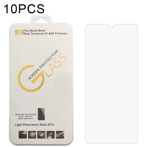 

For Umidigi A11 10 PCS 0.26mm 9H 2.5D Tempered Glass Film