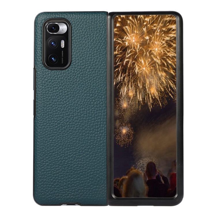 

For Xiaomi Mi Mix Fold Litchi Texture Leather Folding Protective Case(Green)