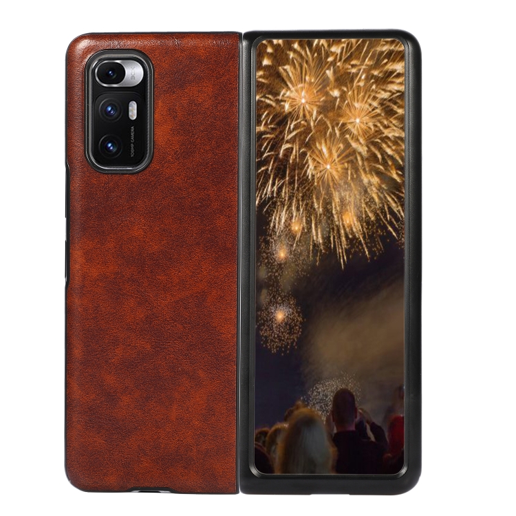 

For Xiaomi Mi Mix Fold Business Style Leather Protective Case(Red)