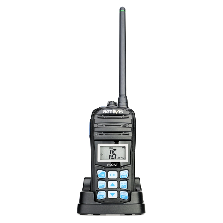 

RETEVIS RT55 5W 156.000-161.450MHz+156.050-163.425MHz Waterproof Two Way Radio Handheld Walkie Talkie(Black)