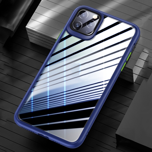 

For iPhone 11 USAMS US-BH517 Janz Series Scratchproof PC + TPU Protective Case(Blue)