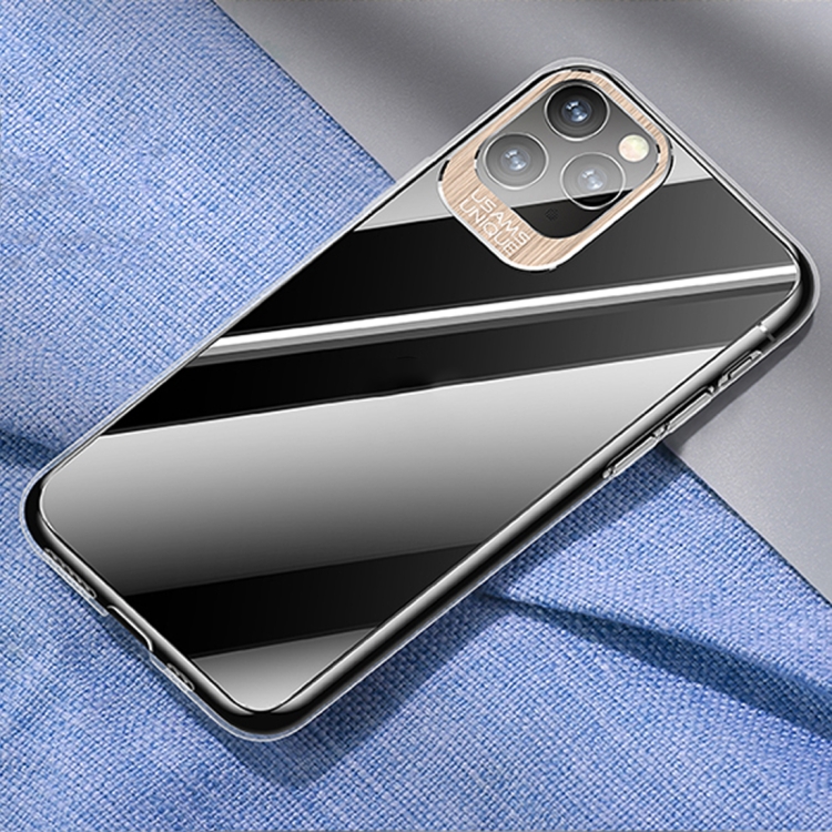 

For iPhone 11 USAMS US-BH520 Classic Series Shockproof PC + TPU Protective Case(Gold)