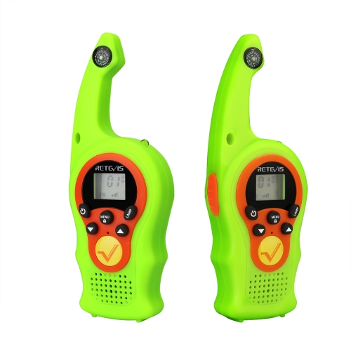 

1 Pair RETEVIS RT75 0.5W US Frequency 22CHS FRS License-free Children Handheld Walkie Talkie(Green)