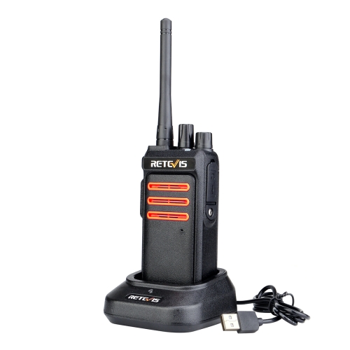 

RETEVIS RT76 5W 30CHS GMRS Two Way Radio Handheld Walkie Talkie, US Plug(Black)