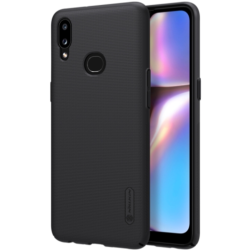 

For Galaxy A10s NILLKIN Frosted Concave-convex Texture PC Case(Black)