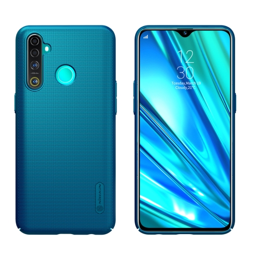 

For OPPO Realme 5 Pro NILLKIN Frosted Concave-convex Texture PC Case(Blue)