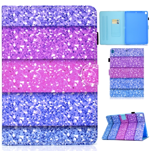 

For iPad 10.2 inch Colored Drawing Horizontal Flip Leather Case with Holder & Card Slots & Pen Slot & Sleep / Wake-up Function(Color Quicksand)