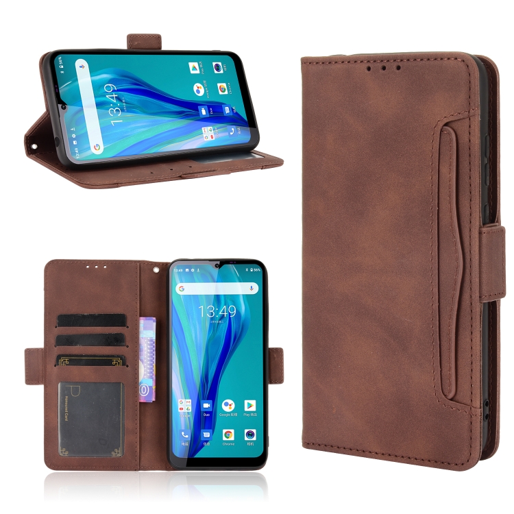 

For Oukitel C23 Pro Skin Feel Calf Pattern Horizontal Flip Leather Case with Holder & Card Slots & Photo Frame(Brown)