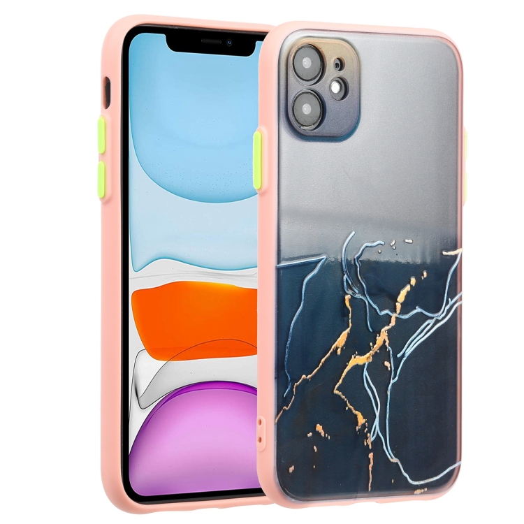 

Ink Painting Style TPU Protective Case For iPhone 11(Ink Blue)