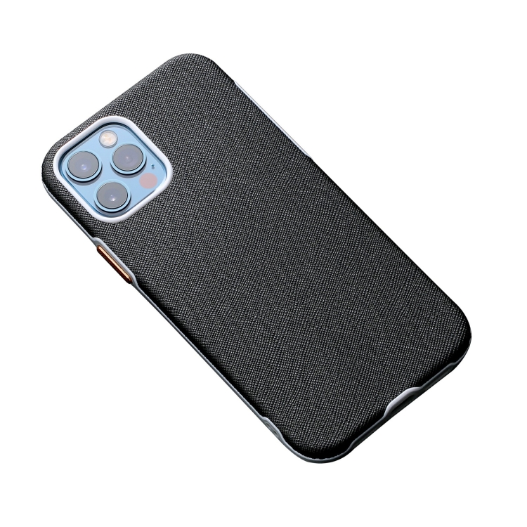 

Business Cross Texture PC Protective Case For iPhone 12 / 12 Pro(Black)
