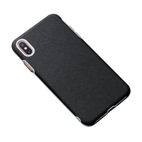 

Business Cross Texture PC Protective Case For iPhone XS Max(Black)