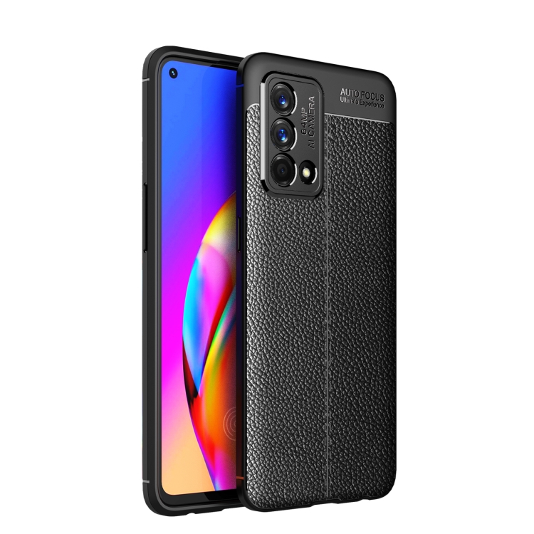 

For OPPO K9 Litchi Texture TPU Shockproof Case(Black)