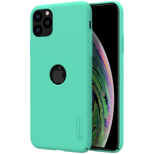 

For iPhone 11 Pro NILLKIN Frosted Concave-convex Texture PC Case with Logo Cutout(Mint Green)
