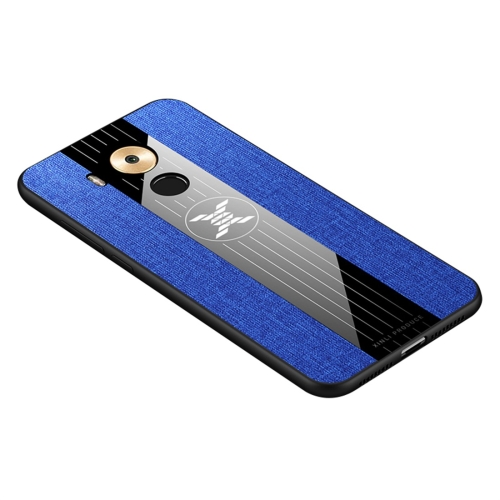 

For Huawei Mate 8 XINLI Stitching Cloth Textue Shockproof TPU Protective Case(Blue)