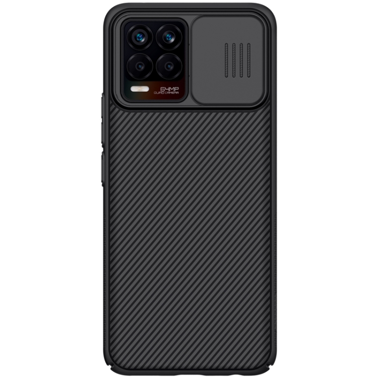

For OPPO Realme 8 / 8 Pro NILLKIN Black Mirror Series PC Camshield Full Coverage Dust-proof Scratch Resistant Case(Black)