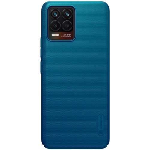 

For OPPO Realme 8 / 8 Pro NILLKIN Frosted Concave-convex Texture PC Protective Case(Peacock Blue)