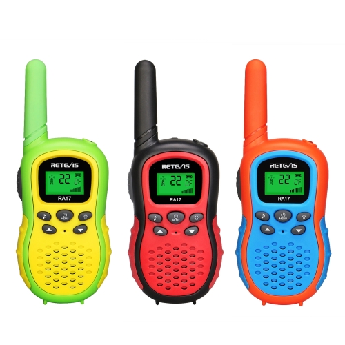 

3 PCS / Set RETEVIS RA17 0.5W US Frequency 22CHS License-free Children Handheld Walkie Talkie