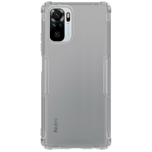 

For Xiaomi Redmi Note 10 4G NILLKIN Nature TPU Transparent Soft Protective Case(Gray)