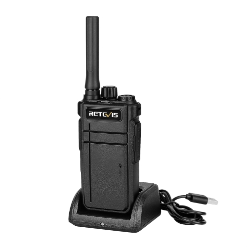 

RETEVIS RB637 EU Frequency PMR446 16CHS License-free Two Way Radio Handheld Bluetooth Walkie Talkie(Black)