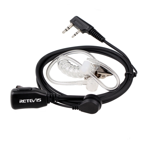 

RETEVIS C9003 2 Pin PTT Speaker Microphone Acoustic Tube In-ear Earpiece