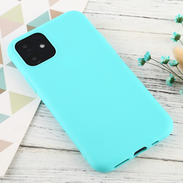 

For iPhone 11 Candy Color TPU Case(Blue Sky)