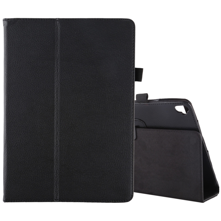 

For iPad 10.2 / iPad 10.5 / iPad 10.2 2020 Litchi Texture Horizontal Flip Leather Case with Holder(Black)